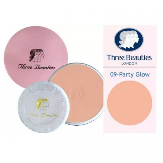 Three Beauties Yardley Compact #09-party Glow